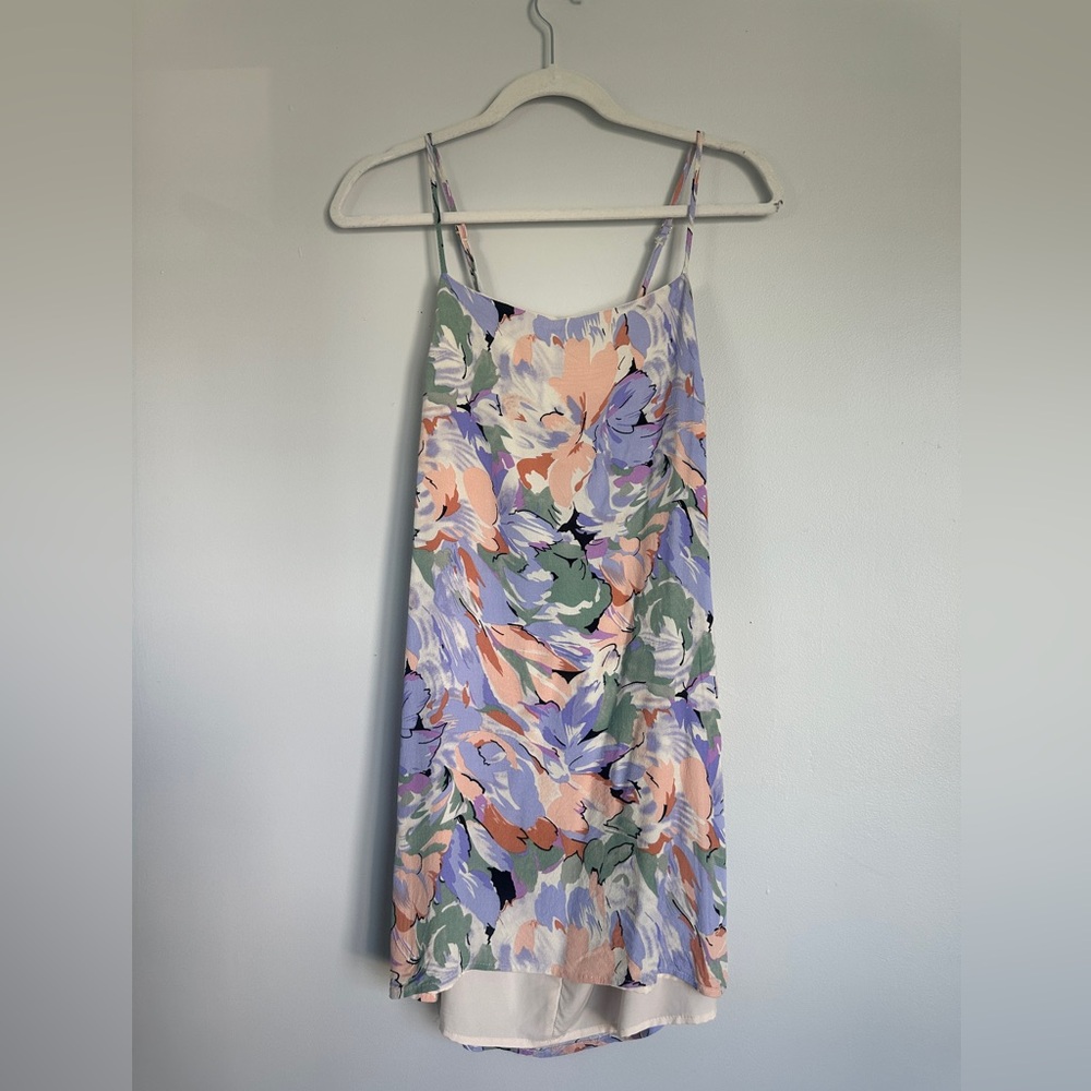 Lulu's Floral Mini Dress - Multicolor